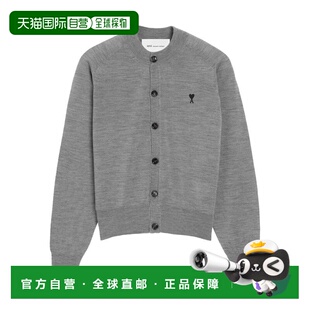女士 AMI 1h可退 羊毛针织开衫 Paris COEUR FKC3 香港直邮Ami