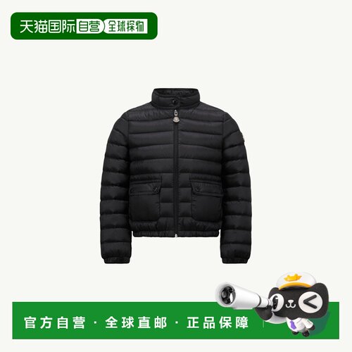 欧洲直邮Moncler盟可睐 Lans女孩黑色尼龙羽绒服