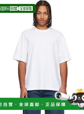香港直邮Jacquemus 男士 白色 Le T-shirt J MC T 恤 25HTSM00566