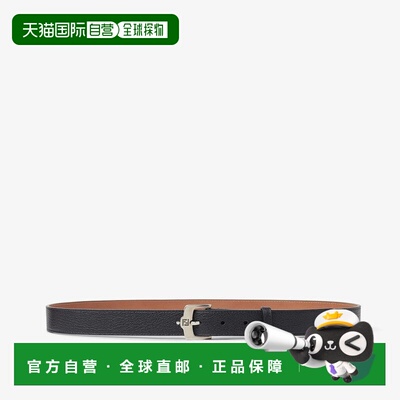香港直邮Fendi 芬迪 男士 FF 钩扣带扣皮带腰带 7C0557APDR