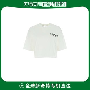 女士白色棉质宽松款 香港直邮Balmain T恤