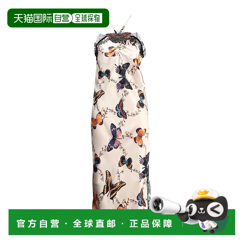 1h可退 香港直邮Lanvin 朗雯 女士 长款连衣裙 beige米色 舒适时