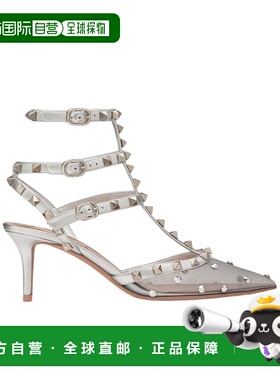 香港直邮Valentino ROCKSTUD 网眼高跟鞋 5W2S0375UQX华伦天奴