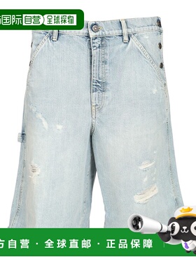 香港直邮Golden Goose Deluxe Brand 腰带环牛仔短裤 GMP02080.P0