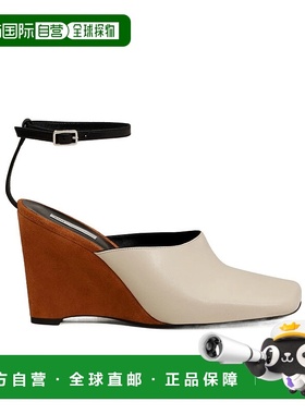 香港直邮Ami Paris 搭扣坡跟鞋 FSV709AL0093.2