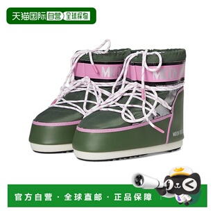 1h可退 香港直邮moon boot 月亮靴 女士 Icon Space Racing 低帮