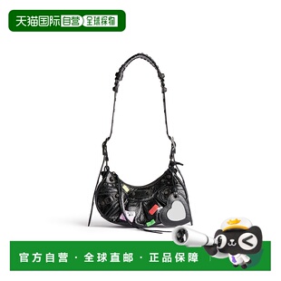 欧洲直邮BALENCIAGA（2025 年产品）Le Cagole XS 女士黑色单肩包