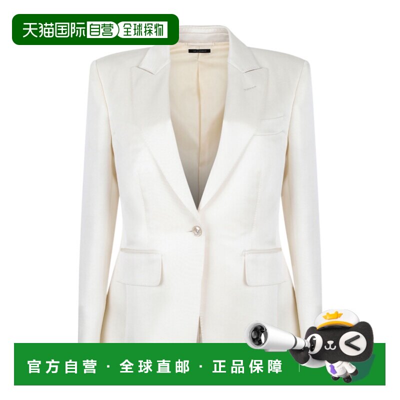 1h可退 香港直邮TOM FORD 女士外套 GI3008FAX1370AW017 CO 浅棕