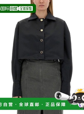 1h可退 香港直邮Patou 女士 短版紐扣夾克 JA0400164 black黑色
