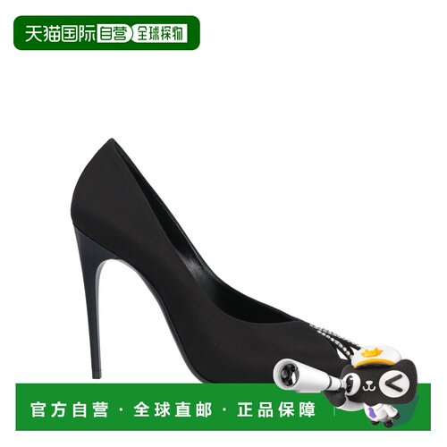 1h可退 香港直邮Saint Laurent 圣罗兰 女士 浅口鞋 black黑色 舒