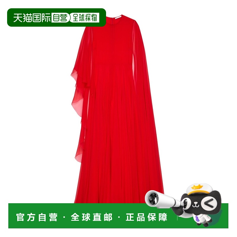 香港直邮Givenchy 披肩雪纺垂坠晚礼服 BW22FE152V