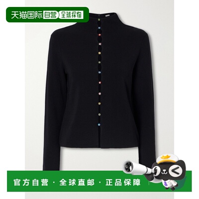 Staud 女士 Marianne 绉纱针织开衫 R26F3130VNBL【付后1h可退】