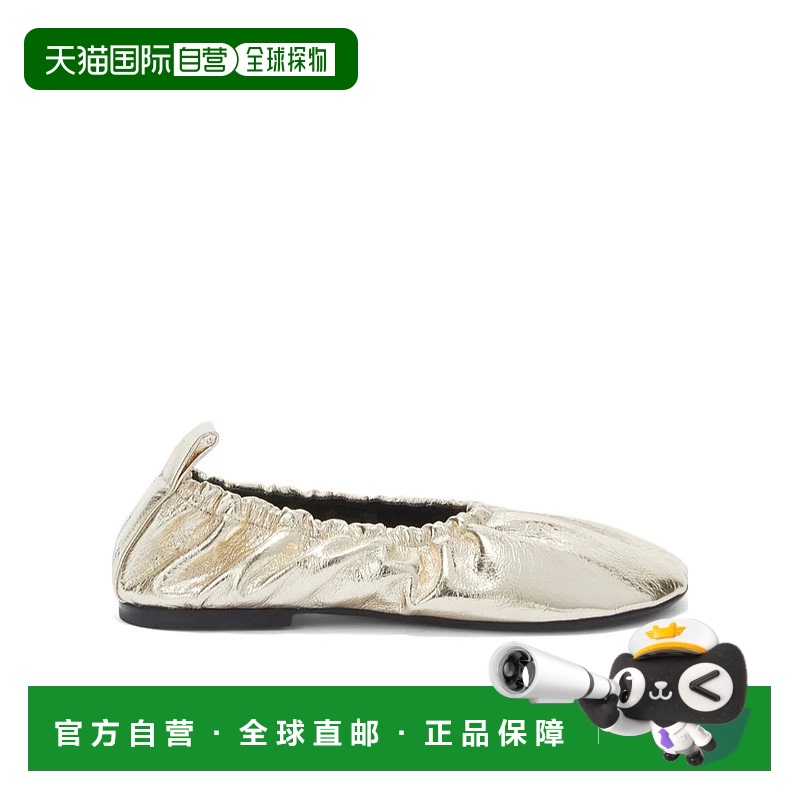 香港直邮Jil Sander 缩褶细节芭蕾舞鞋 J16WZ0016P3218