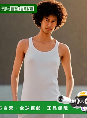 1h可退 香港直发Tom Ford汤姆福特男士白色棉质圆领无袖T恤简约T4