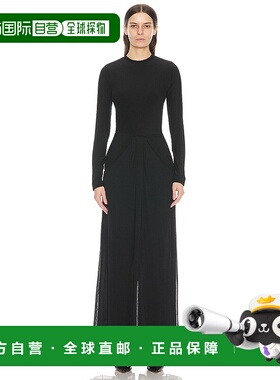 香港直邮The Row 女士 Anselm 连衣裙 8625K209 black黑色 舒适时