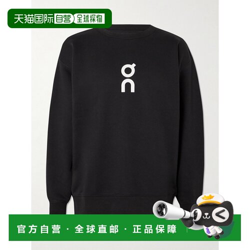 1h可退 美国直邮On 男士 Club 徽标印花有机棉混纺针织运动衫 1ME