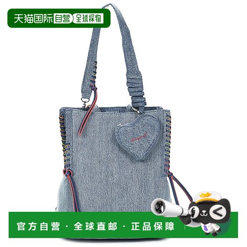 欧洲直邮Desigual多思奇格包女双肩包背包蓝色BACKPACK TORIO DEN