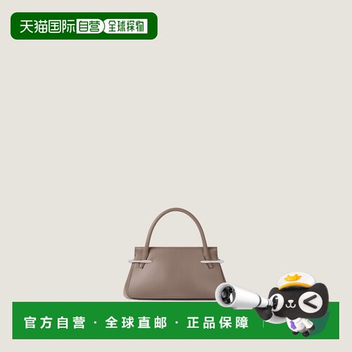 自营欧洲直邮Givenchy纪梵希 Pinch女士灰褐色小牛皮迷你手提包