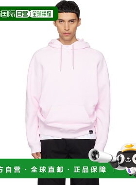 1h可退 香港直邮Courreges 男士 粉色 Oversized 连帽衫 126JHO04