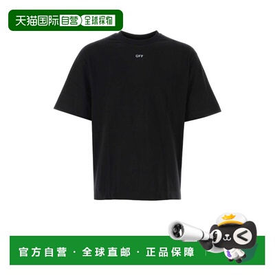 1h可退 香港直邮off-white 男士 黑色 Off Stamp Skate T 恤 OMAA