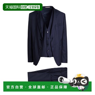 1h可退 香港直邮BOSS 波士 男士 西服 blue蓝色 舒适时尚