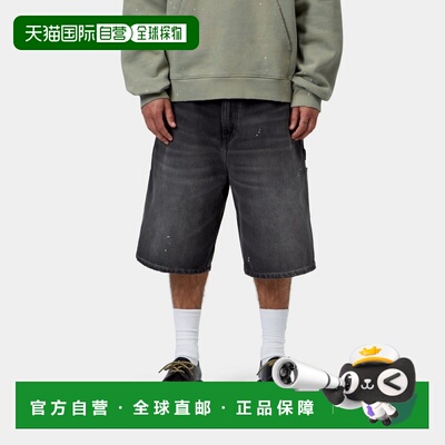 自营欧洲直邮Carhartt WIP OG Single Knee男士黑色棉质宽版工装