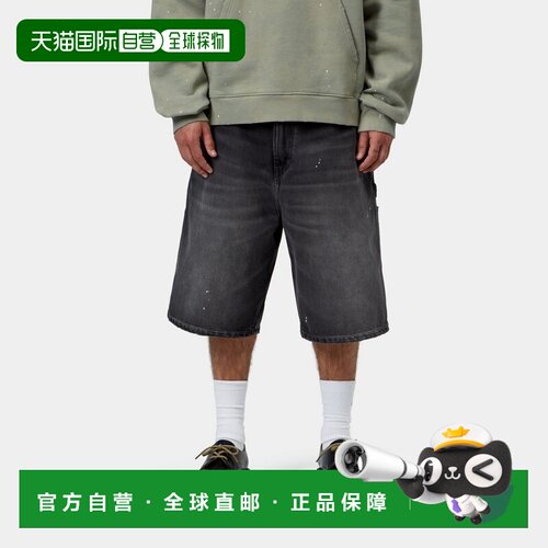 自营欧洲直邮Carhartt WIP OG Single Knee男士黑色棉质宽版工装