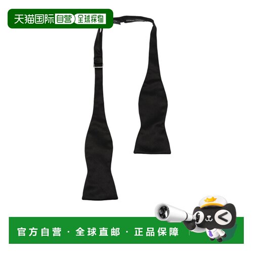 Giorgio Armani 徽标领结 3600308P998 【付后1h可退】