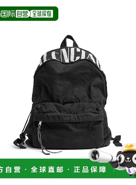 自营欧洲直邮Balenciaga巴黎世家 Editor男士黑色/白色logo标识双