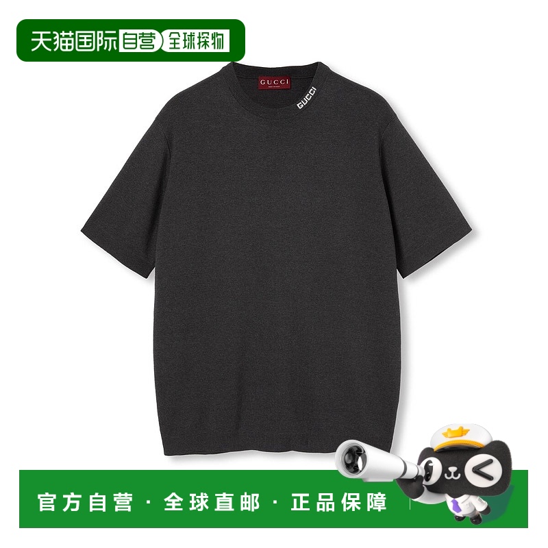 欧洲直邮GUCCI 古驰 25春夏 787736 XKD2A 1423 男士 短袖T恤 嵌T