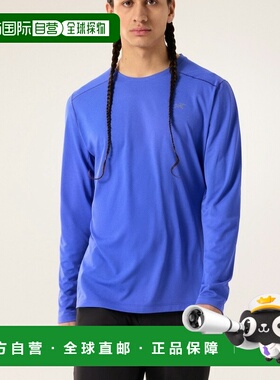 自营1h可退 欧洲直邮ARC TERYX/始祖鸟 CORMAC CREW男士蓝色聚酯T