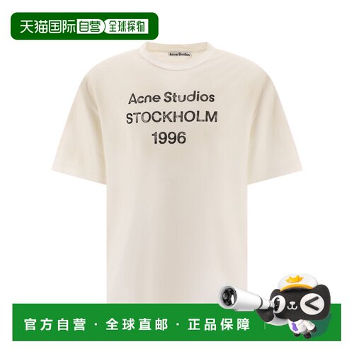 香港直邮ACNE STUDIOS 男士T恤 CL0196DC6WHITE CO 白色男装