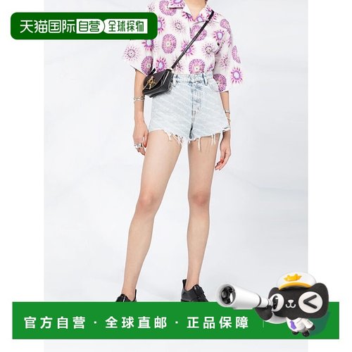 【自营】海外直邮Alexander Wang亚历山大王女士做旧短裤