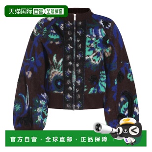 1h可退 香港直邮Sacai 女士 多色羊毛花朵提花套头上衣 2608606