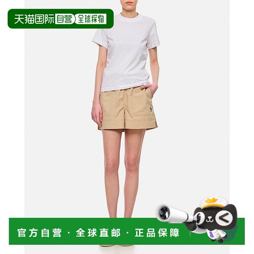 1h可退 香港直邮moncler 盟可睐 女士 沙色聚酯短裤 2B00003597SL
