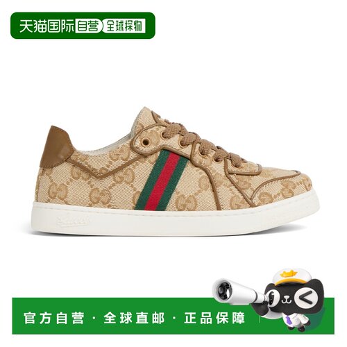 欧洲直邮GUCCI古驰 Generation Gucci男孩GG帆布低帮运动鞋