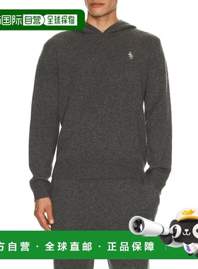 1h可退 香港直邮SPORTY & RICH 男士 羊绒连帽衫 WS08462302GY04
