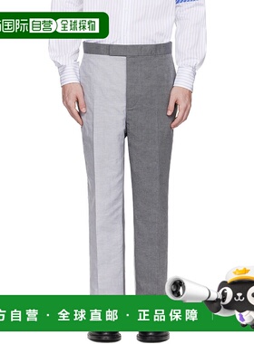 1h可退 香港直邮Thom Browne 汤姆 布朗 男士 灰色 University St