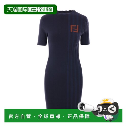 1h可退 香港直邮Fendi 短袖连衣裙 FZDC68ASOS
