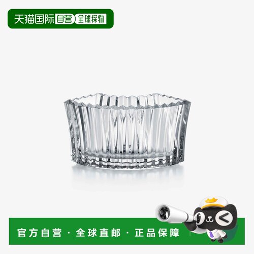 欧洲直邮Baccarat巴卡拉 Mille Nuits透明水晶多面切割花瓶水晶花