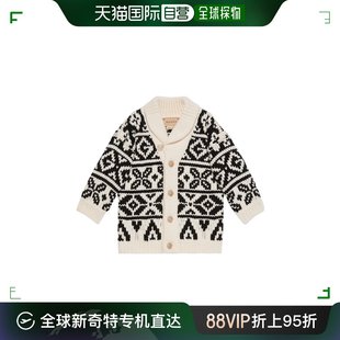 香港直邮Gucci 针织羊毛开衫 99新未使用 714786XKCO7