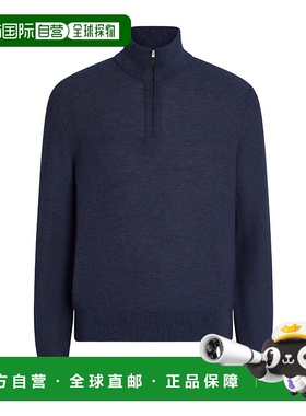 1h可退 香港直邮Zegna 长袖毛衣 UGK93A2127杰尼亚男装针织衫羊绒