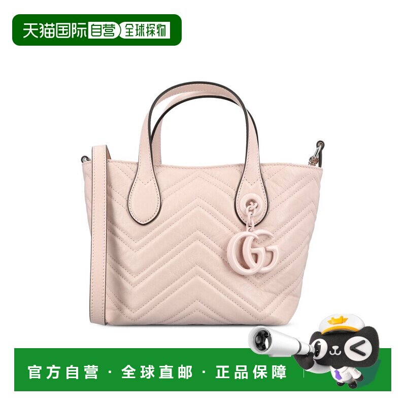 香港直邮Gucci 古驰 女士 GG Marmont 绗缝小号手提包 855391AAFS