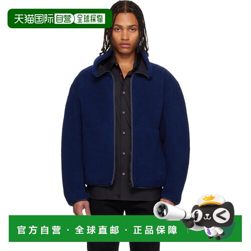 1h可退 香港直邮Givenchy 纪梵希 男士 蓝色 Wool Fleece 飞行员