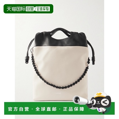 香港直邮LOEWE 罗意威 女士 Flamenco two-tone 皮革手提包 A411F