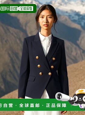 香港直邮Balmain 双排扣西装外套 BF1SG008WB08