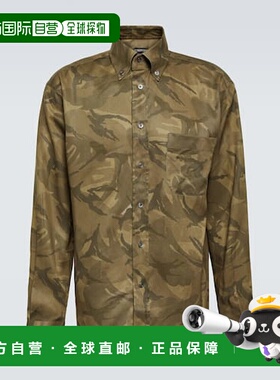 香港直邮Tom Ford 汤姆 福特 男士 迷彩色衬衫 000998