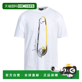 范思哲 舒适时尚 男士 white白色 T恤 香港直邮versace