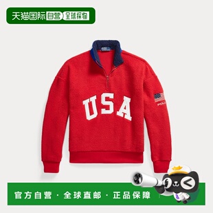 Fit男女同款 Relaxed 红色聚酯 Lauren拉夫劳伦 自营欧洲直邮Ralph