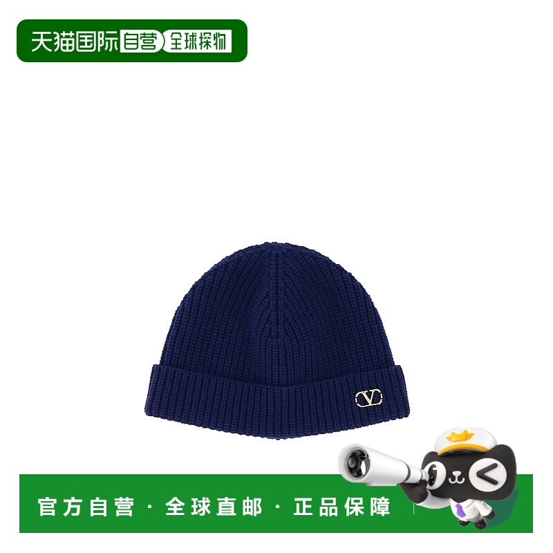 香港直邮Valentino 徽标毛线帽 7Y2HB02G针织帽华伦天奴